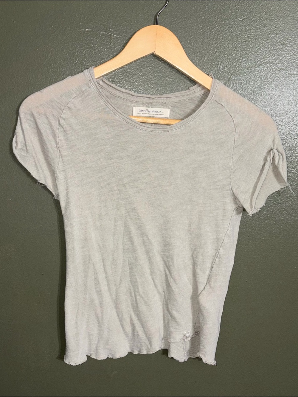 We the Free Light Green Crop top